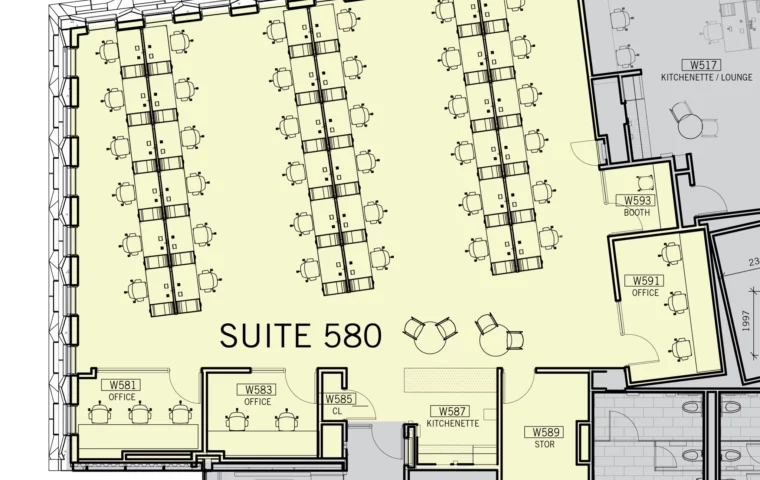 West-Tower-Suite 580 floorplan