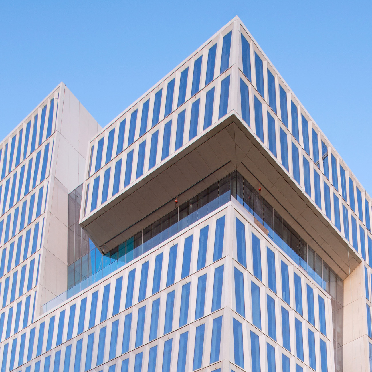 The Schwartz Reisman Innovation Campus exterior view at dusk