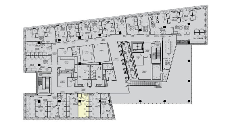 floor plan office room W874